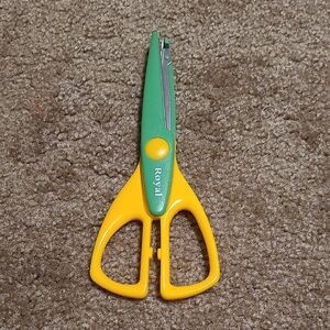 Royal Yellow & Green Craft Scissors